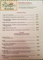 Farmers Kitchen menu