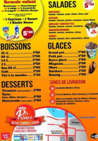 Le Prince Kebab menu