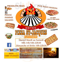 Pizza Saint-jacques food