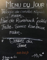 l'Escale menu