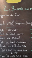 La Petite Brasserie menu