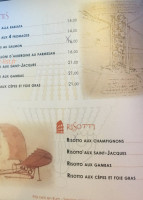 Piazza Romana menu