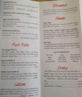 Weegie's menu