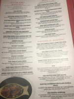 Travellers Rest Cafe menu