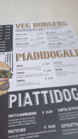 Dogali Burgers menu