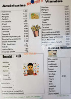 La Friterie Agnes menu