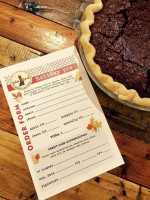 The Pie Bird Bakery menu