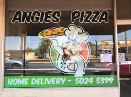 Angie's Pizza outside