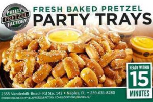 Philly Pretzel Factory food