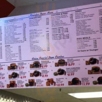 Jasper's Giant Hamburgers menu