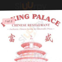 Peking Palace menu