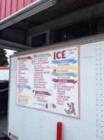 Joe's Drive In menu