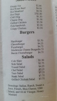 Frank'n Steins menu