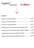 L'atlantique menu