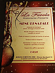 La Favola menu