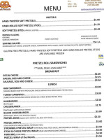 Dutch Country Soft Pretzels menu