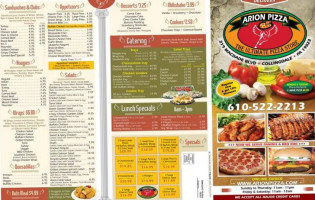 Vera's Pizza menu