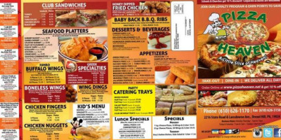 Drexel Hill Pizza menu