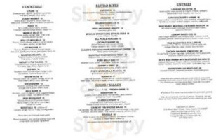 Eat Bistro And Drinks menu