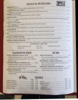 Foster’s Grill menu