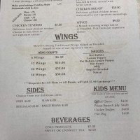 City Of Legends Sports Grill menu