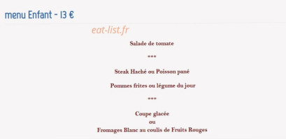 Arcalod menu