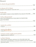 La Cremaillere menu