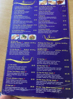 Thai Thai menu