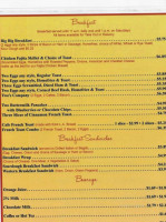 Kennedy Street Cafe menu