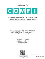 Comfi Of Belmar menu