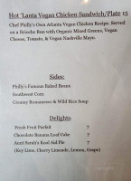 Philly's Scratch Kitchen menu