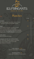 Les Fringants menu