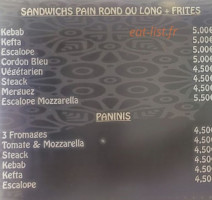 Snack La Baraka menu