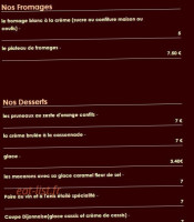 Le Dompierrois menu