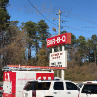 Old Brick Pit Barbeque outside