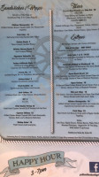 Yellowfin's Grill menu