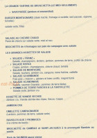 Chez Franz menu