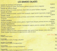 L'Incontournable menu