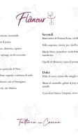 Flaneur Fattoria Con Cucina menu