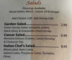 Tuscany's Italian menu