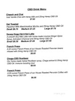 Green Salmon Coffee Co menu