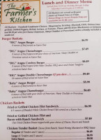 Farmers Kitchen menu