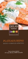 Delas Traiteur menu