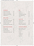 Appel Thai menu