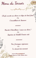 Relais De Champlecy menu