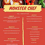 Monster Chef menu