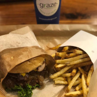 Graze Premium Burgers food