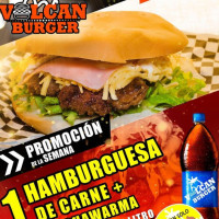 Volcan Burguer food