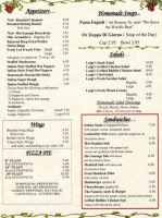 Luigi's Catering menu