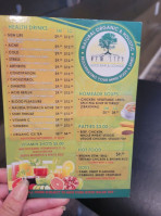 New Life Juice Lounge menu